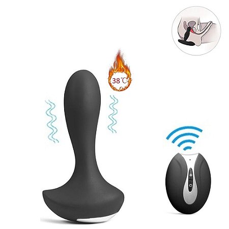 Lovetoys Abel - Massageador Estimulador de Próstata recarregável com Aquecimento e Controle sem fio