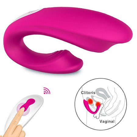 S-HANDE WEJOY - VIBRADOR PARA CASAL RECARREGÁVEL EM SILICONE COM CERTIFICAÇÃO IPX7 À PROVA DE ÁGUA, 9 MODOS DE VIBRAÇÕES E CONTROLE REMOTO SEM FIO