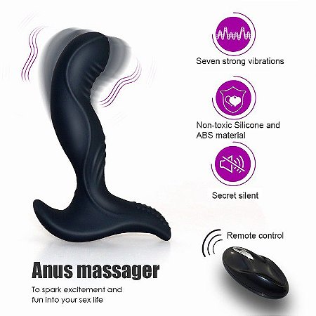 aixiasia cole - estimulador massageador de próstata recarregável com controle remoto sem fio