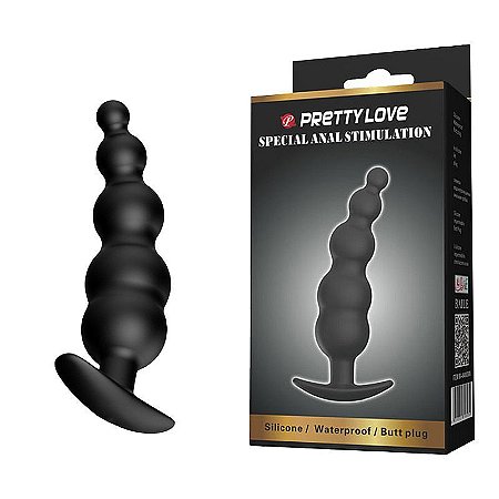 PRETTY LOVE SPECIAL ANAL STIMULATION - PLUG ANAL ESCALONADO - 11,8 X 3 CM