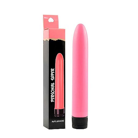 POWER VIBRADOR PERSONAL - VIBRADOR CLÁSSICO PERSONAL AVELUDADO - 18 X 2,5 CM