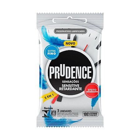 PRESERVATIVO CAMISINHA PRUDENCE SENSITIVE RETARDANTE - 3UNI