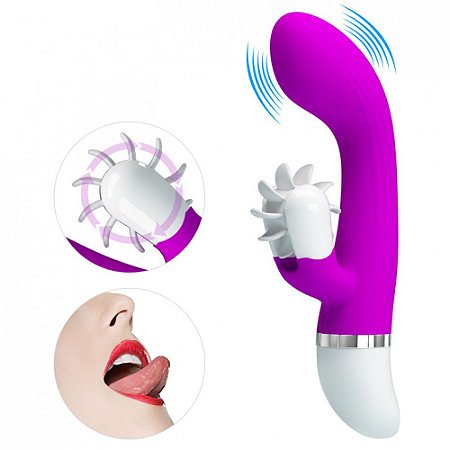 PRETTY LOVE SHEILA - VIBRADOR ESTIMULADOR DE PONTO G E CLITÓRIS - POSSUI 10 MODOS DE VIBRAÇÃO