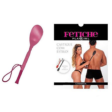 FETICHE PLAYGIRL - CHIBATA MÉDIA 30 CM - COR ROSA