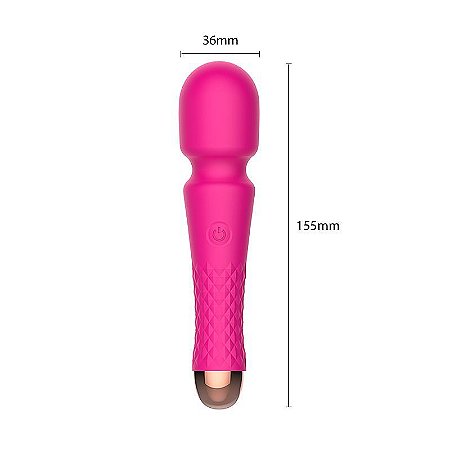 DIBE VARINHA MÁGICA - VIBRADOR ESTIMULADOR DE CLITÓRIS E PONTO G COM 7 MODOS DE VIBRAÇÃO - RECARREGÁVEL