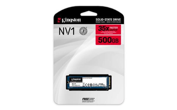 Hd SSD 500gb M.2 Nvme 2280 Kingston NV1 -  SNVS/500G