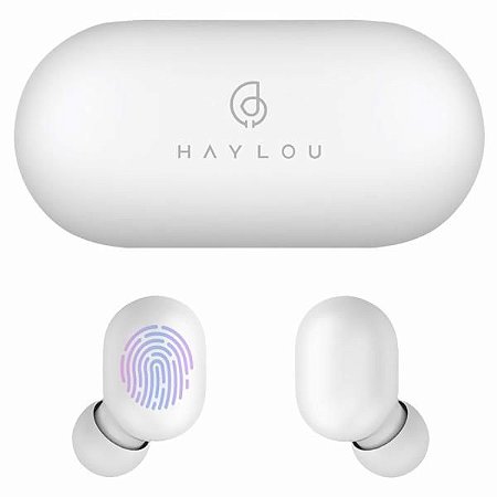 Fone de ouvido Bluetooth Haylou GT1 TWS Branco