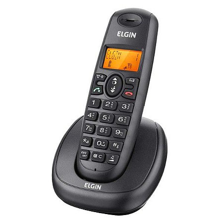 Telefone sem fio com Identificador de Chamadas e Viva voz -  ELGIN