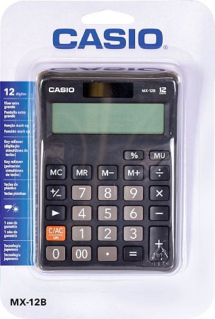 Calculadora De Mesa Mx-12b-S4-Dc - Preta - Casio