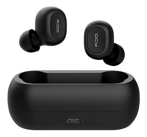 Fone de ouvido Bluetooth QCY T1C TWS Preto