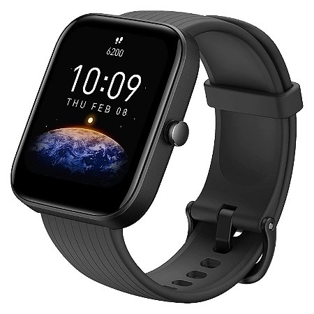 Smartwatch Xiaomi Amazfit Bip 3 A2172 Versão Global Preto