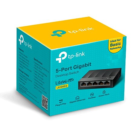Hub Switch 5 Portas 10/100/1000 Tp-link  LS1005G