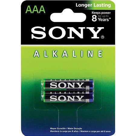 Pilha Alcalina AAA AM4L-B2D Blister c/2 Sony