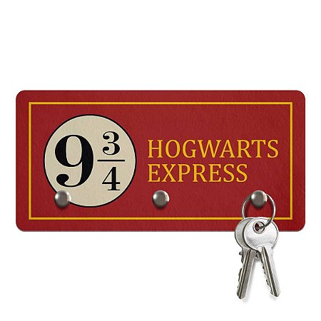 Porta Chaves Ecologico Hogwarts Express 3 Pontos