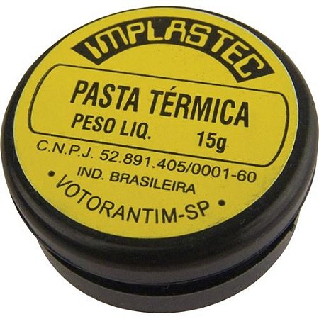 Pasta Termica Implastec 15 Gramas - Tubo