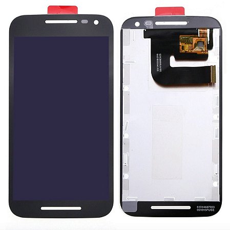 Manutenção Moto G3 preto Troca Display completo sn