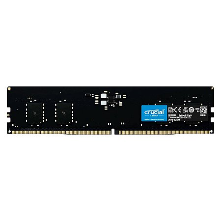 Memória para desktop Crucial 8b DDR5 4800MHz - CB8GU4800