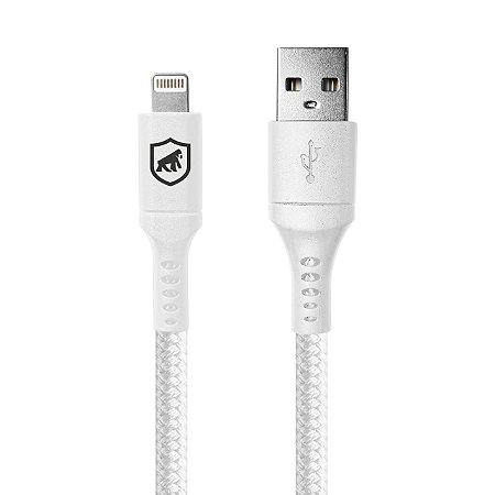 Cabo Survivor para Lightning/USB 1,5m Branco - Gshield