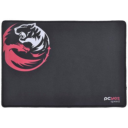 Mouse Pad Gamer Dash Speed 355X254X3MM preto - Pcyes