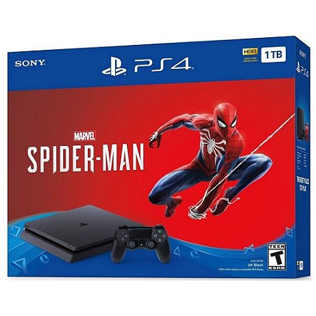 Console Ps4 Playstation 4 Slim Bundle 1tb Spider Man