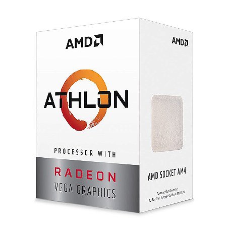 Processador AMD AM4 Athlon 220GE 3.4Ghz 5MB Vega Graphics