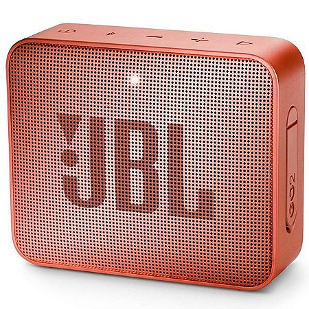 Caixa de som Bluetooth JBL GO 2 Laranja Original