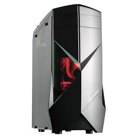 Gabinete Gamer C3Tech MTG300BK Sem Fonte