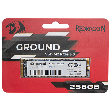 Hd SSD 256gb M.2 Nvme 2280 Redragon Ground - GD-410