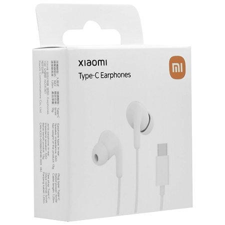 Fone de Ouvido Xiaomi Earphones Type-C (M2413E1) - Branco