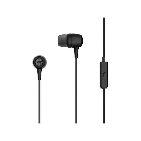 Fone de Ouvido Motorola Earbuds SH009 Com microfone - Preto