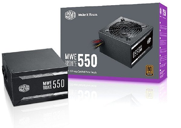 Fonte ATX 550W Real Cooler Master MPX-5501-ACAAB-WO