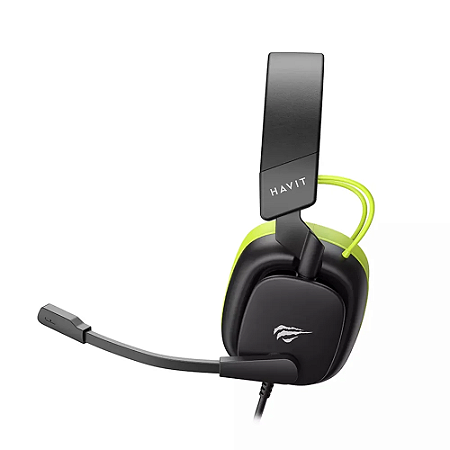 Headset Gamer Havit Gamenote H2048U / Com Fio - Preto / Verde