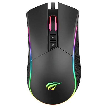 Mouse Gamer Havit Gamenote MS1001S USB / RGB - Preto