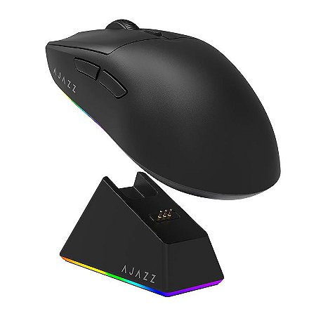 Mouse Gamer Ajazz AJ139 V2 MC Nacodexx Wireless - Preto (985591)