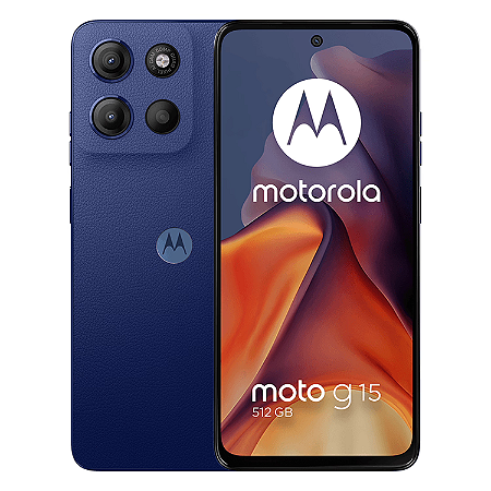 Smartphone Motorola Moto G15 4G 128gb 8gb RAM - Azul