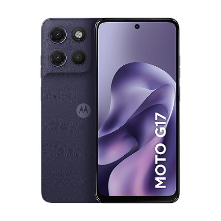Smartphone Motorola Moto G17 4G 256gb 4gb RAM - Roxo