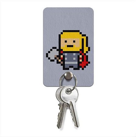 Porta Chaves Ecologico Pixel Thor