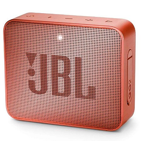 Caixa de som Bluetooth JBL GO 2 Cinnamon Original