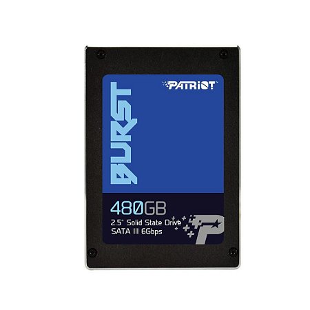 HD SSD 480gb Patriot Burst SATA 3 - 2.5" PBU480GS25SSDR