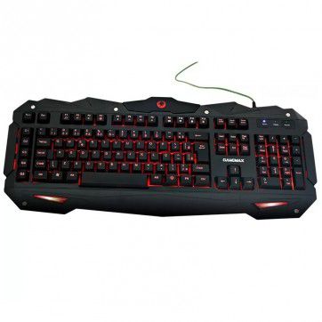 Teclado Gamer Gamemax KG748 Multimidia USB 7 Cores Led