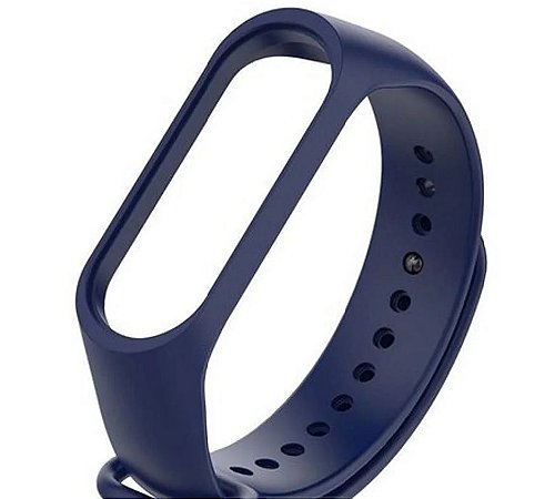 Pulseira Para Smartband Xiaomi Mi Band 3/4 Azul Marinho