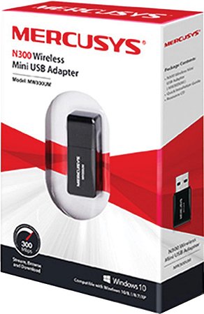 Adaptador wi-fi usb Mercusys - N300 MW300UM