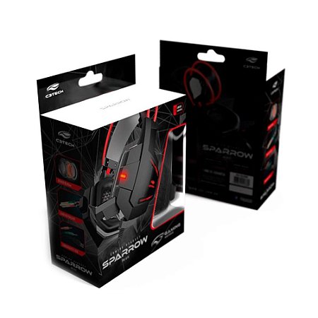 Headset Gamer C3 Tech Sparrow PH-G11BK Preto