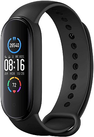 Smartband Xiaomi Mi Band 5 Preto - Original Lacrado Na Caixa