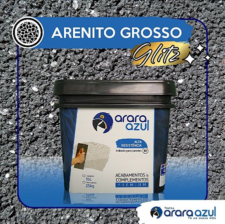 ARENITO GROSSO GLITZ ARARA AZUL