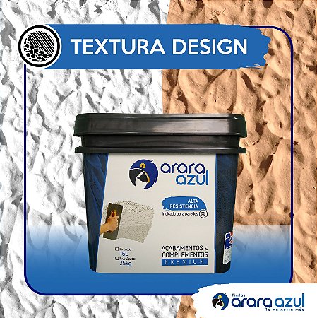 TEXTURA DESIGN ARARA AZUL