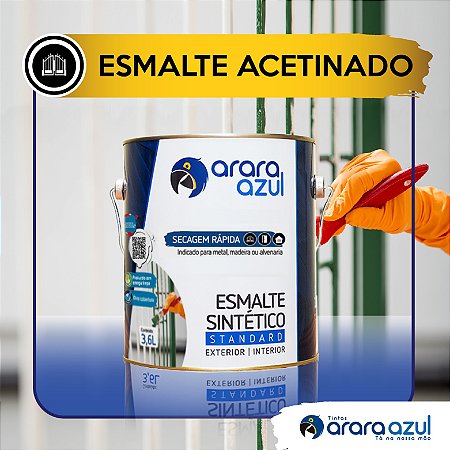 ESMALTE SINTÉTICO ACETINADO ARARA AZUL