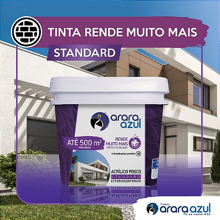 ACRÍLICO STANDARD RENDE MUITO MAIS ARARA AZUL
