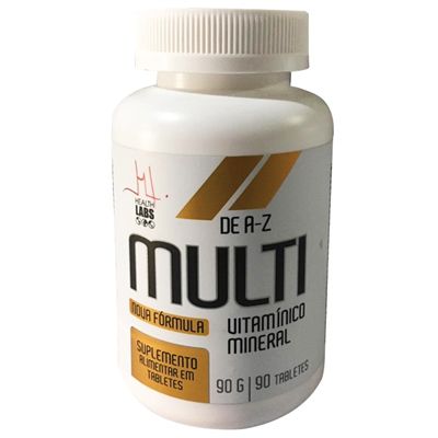 Multi Vitamínico Mineral Health Labs A-z - 90 Tabletes