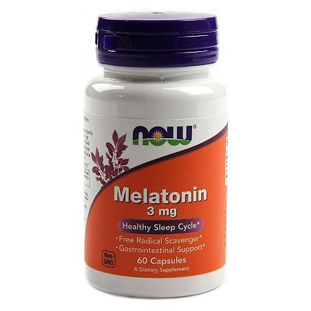 Melatonina 3mg – Now Foods – 60 cápsulas